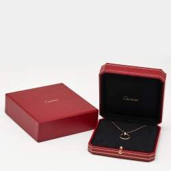 مملوكة مسبقًا Cartier Juste Un Clou Diamond 18k Rose Gold Necklace