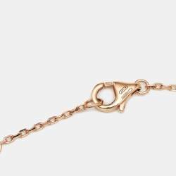 مملوكة مسبقًا Cartier Juste Un Clou Diamond 18k Rose Gold Necklace