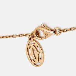 مملوكة مسبقًا قلادة كارتييه زفير ليغري ذهب وردي عيار 18 ياقوت وردي