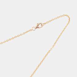 Pre Owned Cartier Love Interlocking 18K Rose Gold Necklace