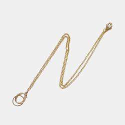 Pre Owned Cartier Love Interlocking 18K Rose Gold Necklace