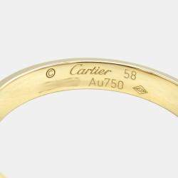 Pre Owned Cartier Love 18K Yellow Gold Ring EU 58