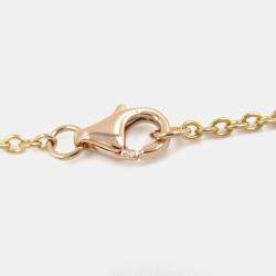 Pre Owned Cartier Love Interlocking 18K Rose Gold Necklace