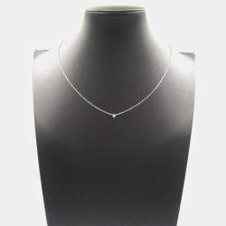 Pre Owned Cartier D'Amour XS 18K White Gold Diamond Necklace
