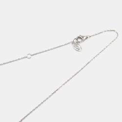 Pre Owned Cartier D'Amour XS 18K White Gold Diamond Necklace