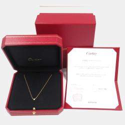 Pre Owned Cartier D'Amour 18K Yellow Gold, Diamond Necklace