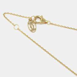 Pre Owned Cartier D'Amour 18K Yellow Gold, Diamond Necklace