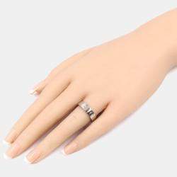 Pre Owned Cartier Love 18K White Gold Band Ring EU 56