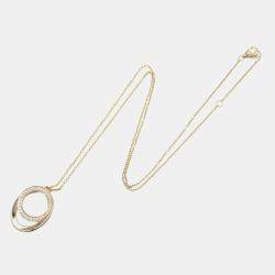 Pre Owned Cartier Etincelle de Cartier Diamond 18K Rose Gold Necklace  