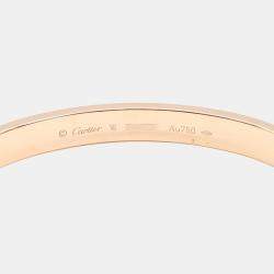 Pre Owned Cartier Love 18K Rose Gold Bracelet