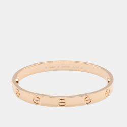 Pre Owned Cartier Love 18K Rose Gold Bracelet