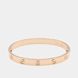 Pre Owned Cartier Love 18K Rose Gold Bracelet