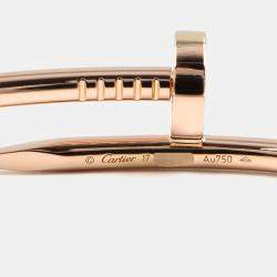 Pre Owned Cartier Juste Un Clou 18K Rose Gold Bracelet