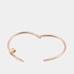 Pre Owned Cartier Juste Un Clou 18K Rose Gold Bracelet