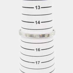 Pre Owned Cartier Love 18K White Gold, Diamond Bracelet