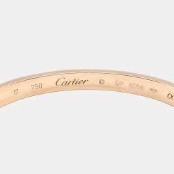 Pre Owned Cartier Love 18K Rose Gold Bracelet