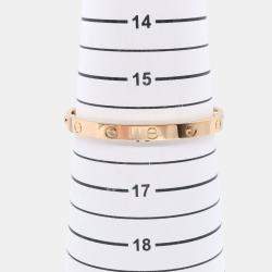 Pre Owned Cartier Love 18K Rose Gold Bracelet