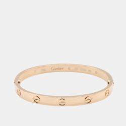 Pre Owned Cartier Love 18K Rose Gold Bracelet