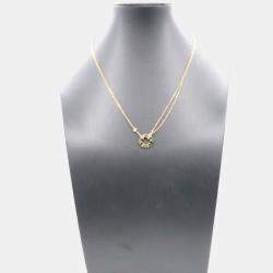 Pre Owned Cartier Love 18K Yellow Gold Diamond Necklace