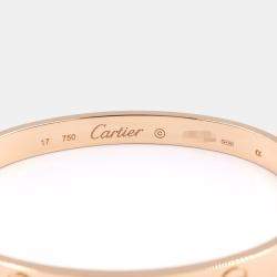 Pre Owned Cartier Love 18K Rose Gold Bracelet