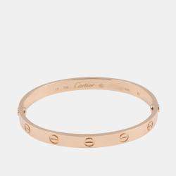 Pre Owned Cartier Love 18K Rose Gold Bracelet