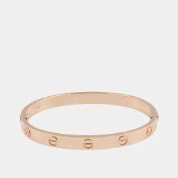 Pre Owned Cartier Love 18K Rose Gold Bracelet