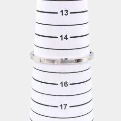 Pre Owned Cartier Love 18K White Gold, Diamond Bracelet