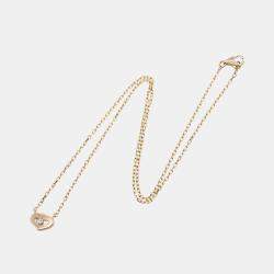 Pre Owned Cartier C De Cartier 18K Rose Gold Necklace
