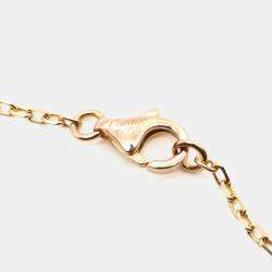 Pre Owned Cartier C De Cartier 18K Rose Gold Necklace