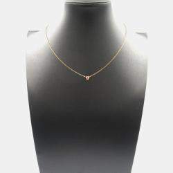 Pre Owned Cartier D'Amour 18K Rose Gold Sapphire Necklace