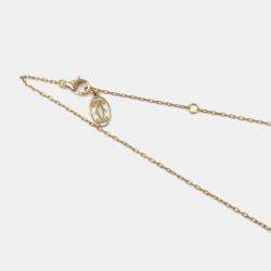 Pre Owned Cartier D'Amour 18K Rose Gold Sapphire Necklace