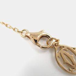 Pre Owned Cartier D'Amour 18K Rose Gold Sapphire Necklace