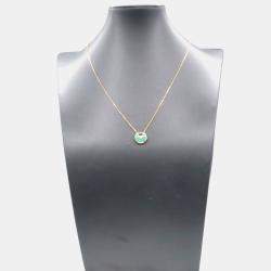 Pre Owned Cartier Amulette De Cartier 18K Yellow Gold, Diamond Necklace