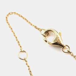 Pre Owned Cartier Amulette De Cartier 18K Yellow Gold, Diamond Necklace
