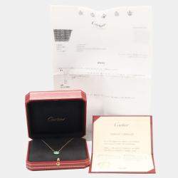 Pre Owned Cartier Amulette De Cartier 18K Yellow Gold, Diamond Necklace