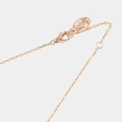 Pre Owned Cartier D'Amour 18K Rose Gold Sapphire Necklace