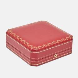 Pre Owned Cartier d'Amour Pink Sapphire 18k Rose Gold Necklace