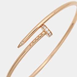 Pre Owned سوار كارتييه جست أو كلو ذهب أصفر عيار 18 ألماس مقاس 17