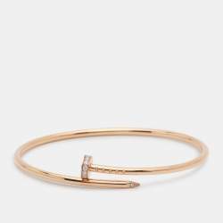 Pre Owned سوار كارتييه جست أو كلو ذهب أصفر عيار 18 ألماس مقاس 17