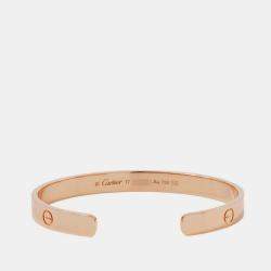 مملوكة مسبقًا سوار كارتير لوف ذهب وردي عيار 18 مفتوح