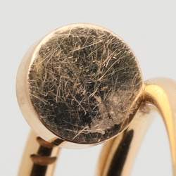 Pre Owned Cartier Juste Un Clou 18k Yellow Gold Small Model Ring Size 48