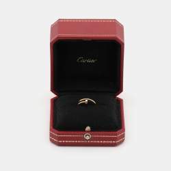 Pre Owned Cartier Juste Un Clou 18k Yellow Gold Small Model Ring Size 48
