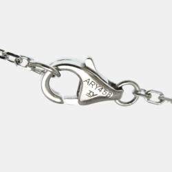 Pre Owned Cartier C De Cartier 18K White Gold and Diamond Pendant Necklace