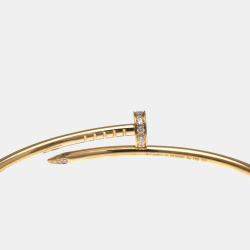 Pre Owned Cartier Juste Un Clou PM Rose Gold, Diamond Bracelet