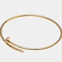 Pre Owned Cartier Juste Un Clou PM Rose Gold, Diamond Bracelet
