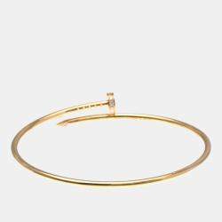 Pre Owned Cartier Juste Un Clou PM Rose Gold, Diamond Bracelet