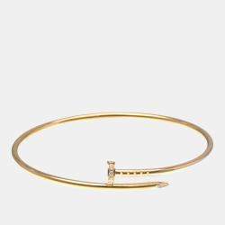 Pre Owned Cartier Juste Un Clou PM Rose Gold, Diamond Bracelet