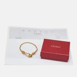 Pre Owned Cartier Trinity 18k Three Tone Gold Cord Bracelet