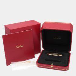 Pre Owned Cartier Love 18K Rose Gold Diamond Bracelet