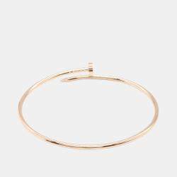 Pre Owned Cartier Juste Un Clou 18K Rose Gold Bracelet